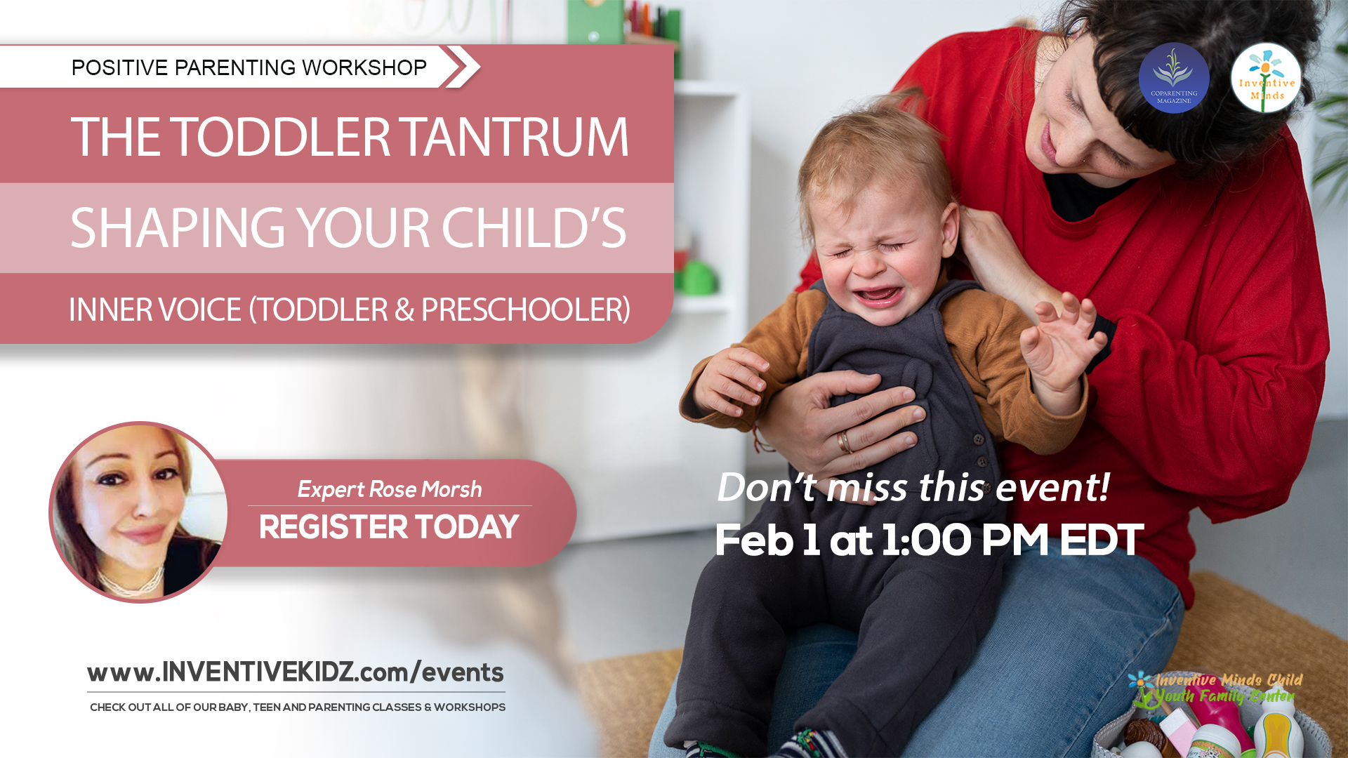 The Toddler Tantrum: Shaping your Child's Inner Voice (Toddler-Preschool) | Inventive Minds Kidz Academy Event Featured Image
